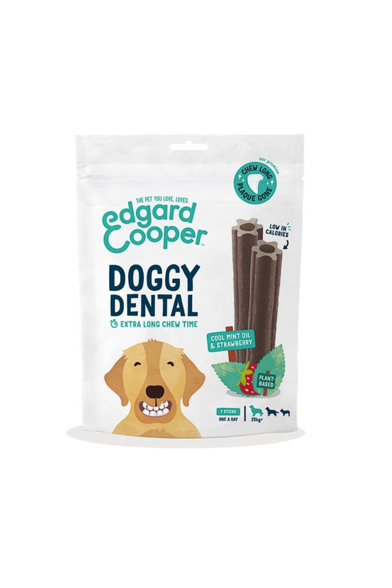 Edgard & Cooper Strawberry & Mint Sticks for dogs | Vegetable chews for dogs