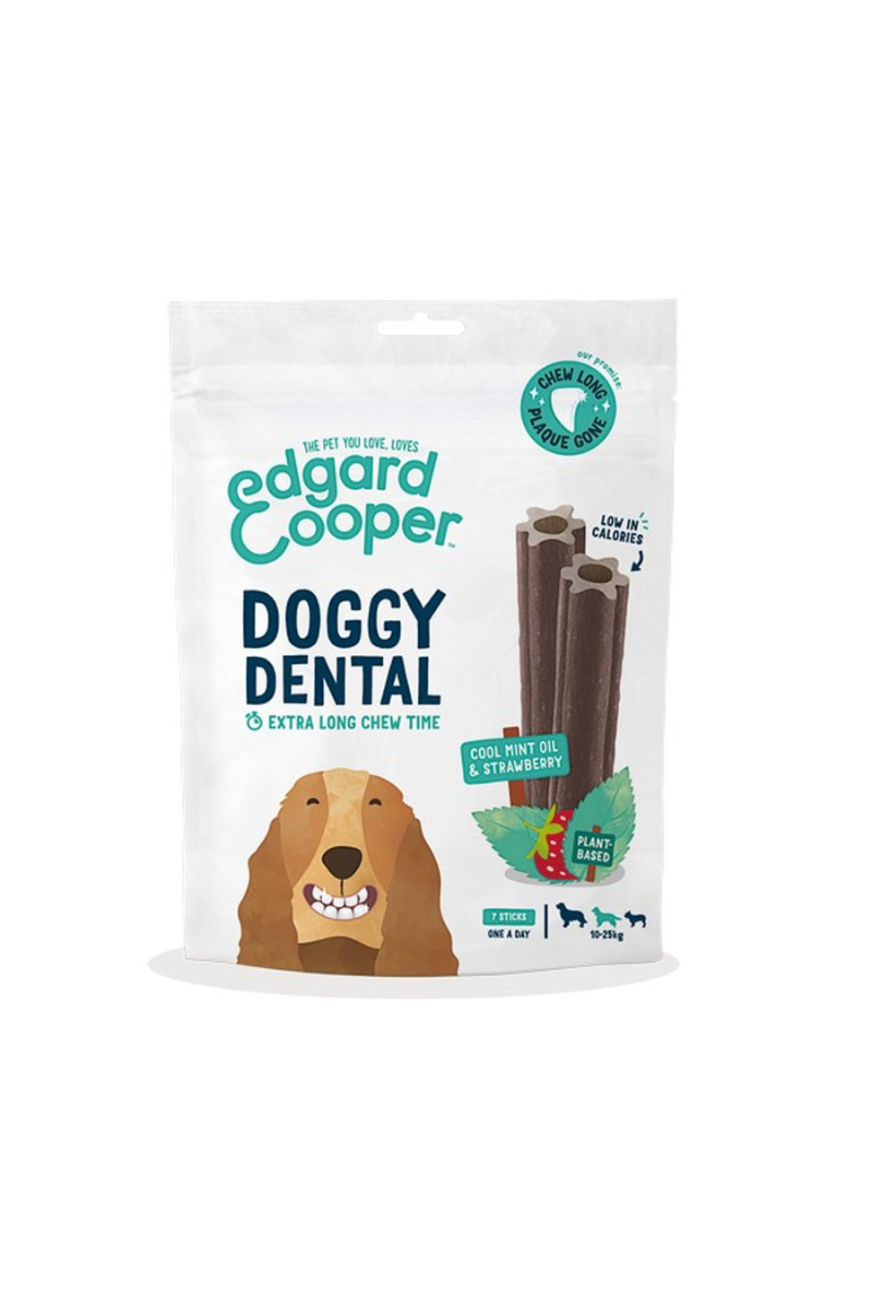 Edgard & Cooper Strawberry & Mint Sticks for dogs | Vegetable chews for dogs